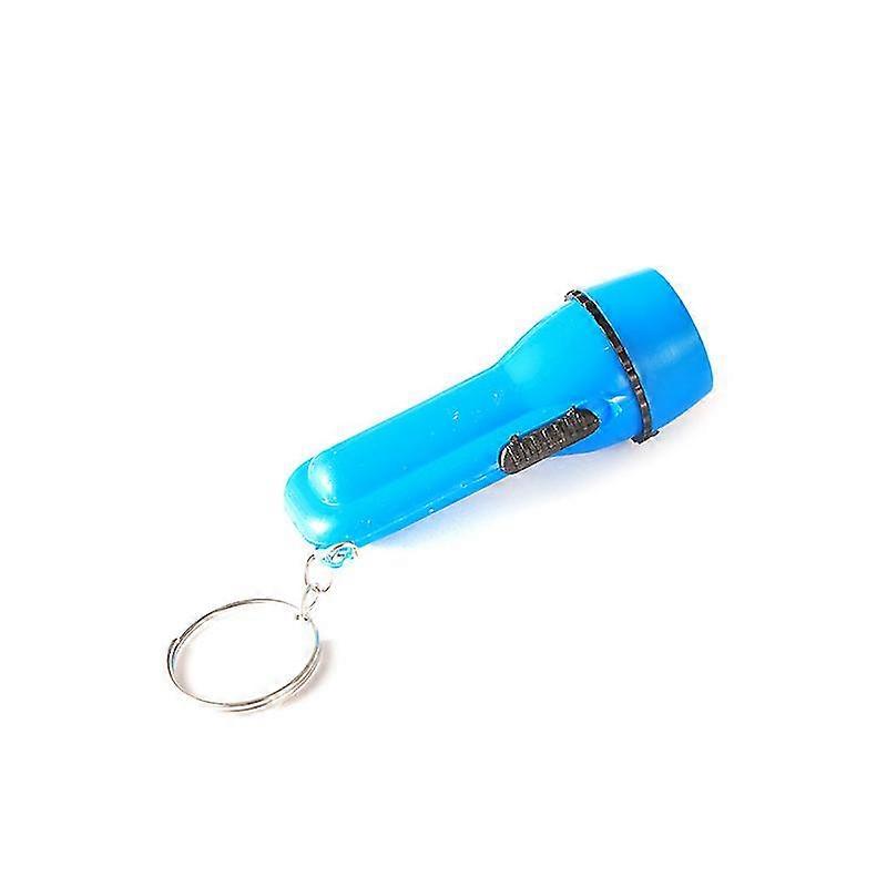Cute Keychain, 24pcs Mini Led Torch Keyrings Bulk, Multi-colored Flashlight Keychain(random Color)