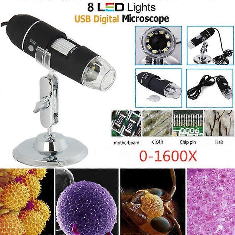 1600 x USB Microscope Magnification Endoscope Magnifier I0695BK16