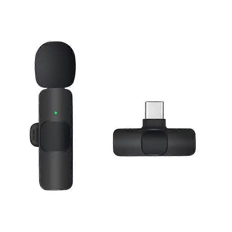 Wireless Lavalier Microphone Audio Video Recording Mini Mic For IOS/Android