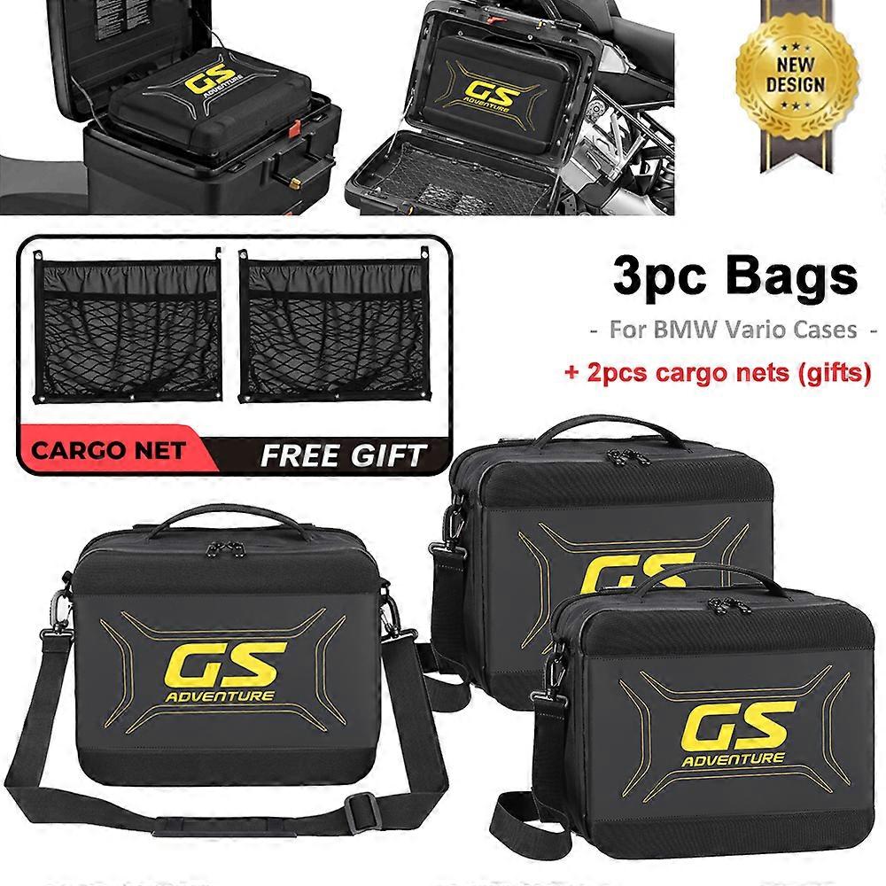 Per BMW R1250GS F850GS F750GS Adventure Side Case Borsa interna per F850GS F750GS LC Borsa per valigia Vario Case Borsa interna 3 sacchetti gialli