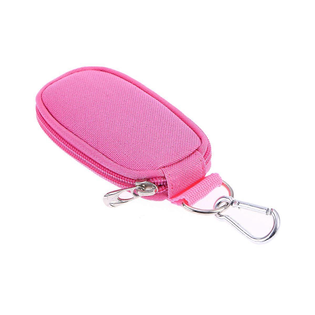 Bottle Essential Oil Carrying and Key Case Oil Cases for Oil Portable Handle Bag for Travel and Home Sturdy Zippers Holds 2ml Essential Oil Bottle (Pi