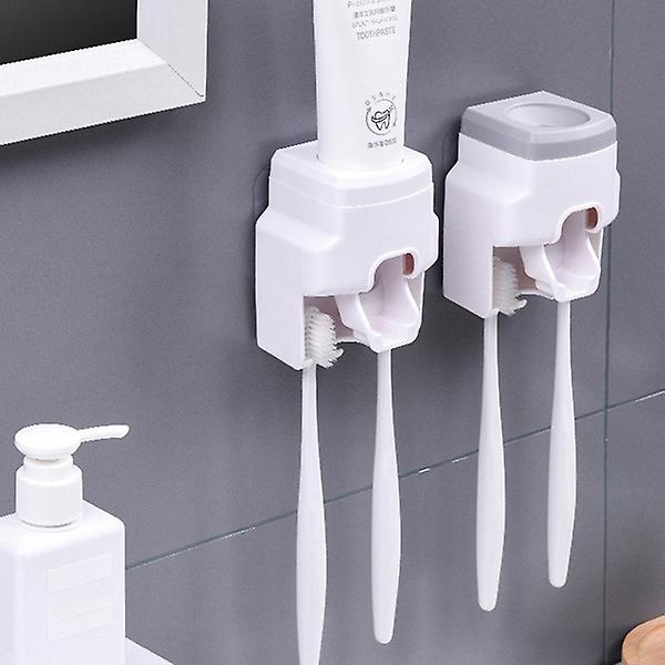 Automatische Badezimmerzubehör Zahnpasta Squeezer Zahnbürstenhalter