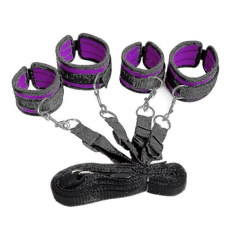 Soft Leather Cuffs Set Adjustable Straps Kit Compatible With Hand-wrist-ankle -cdsx