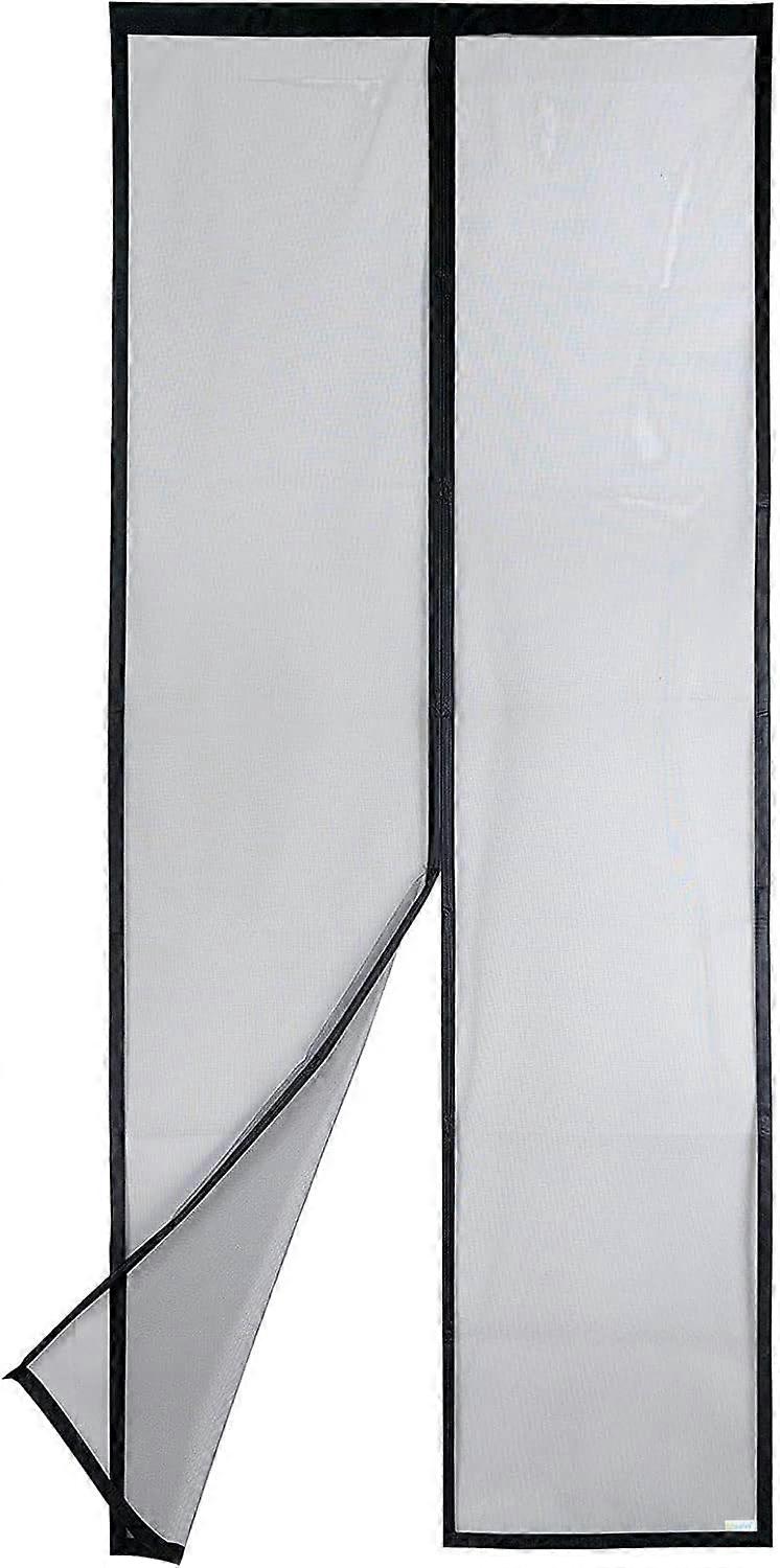 Magnetic Mosquito Net For Door (100x210, Black)