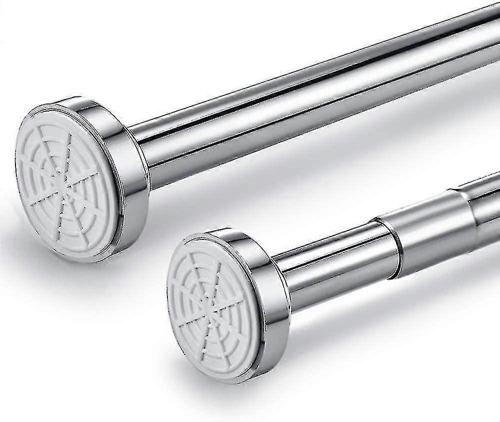 Τηλεσκοπική ράβδος ανοξείδωτου 50 cm-80cm επεκτάσιμη, ράβδος κουρτινών ντους χωρίς τρυπάνι