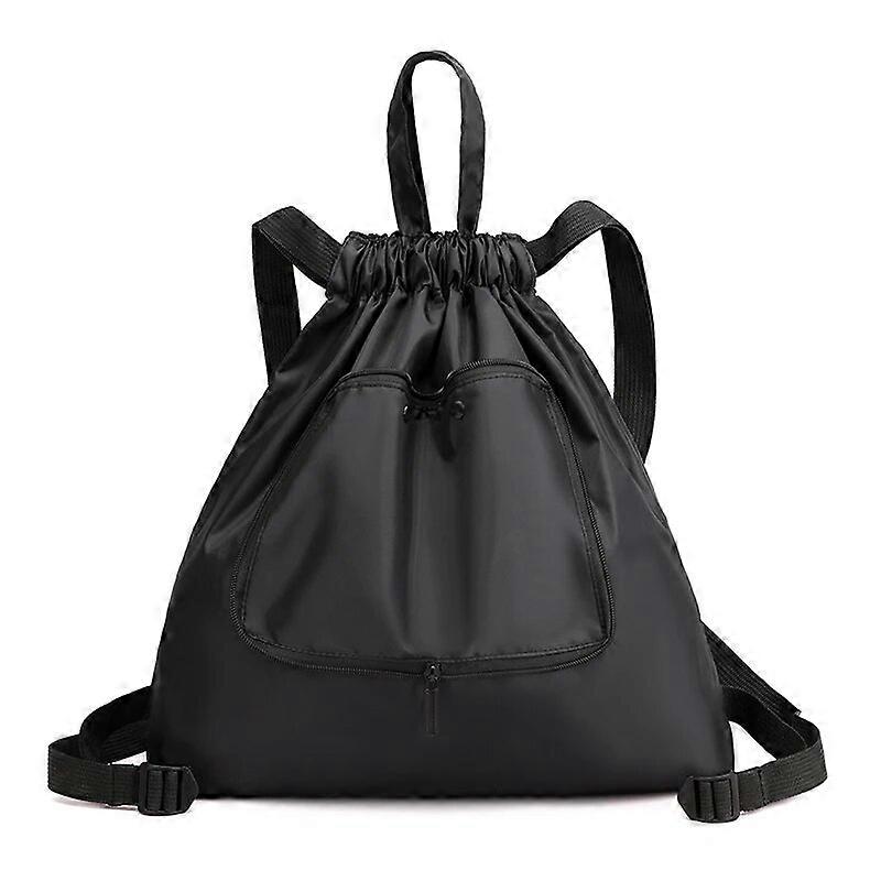 Fashion Women Drawstring Bag Backpack High Quality Durable Fabric School Backpack Female Portable Folding Bag Shopping Backpack