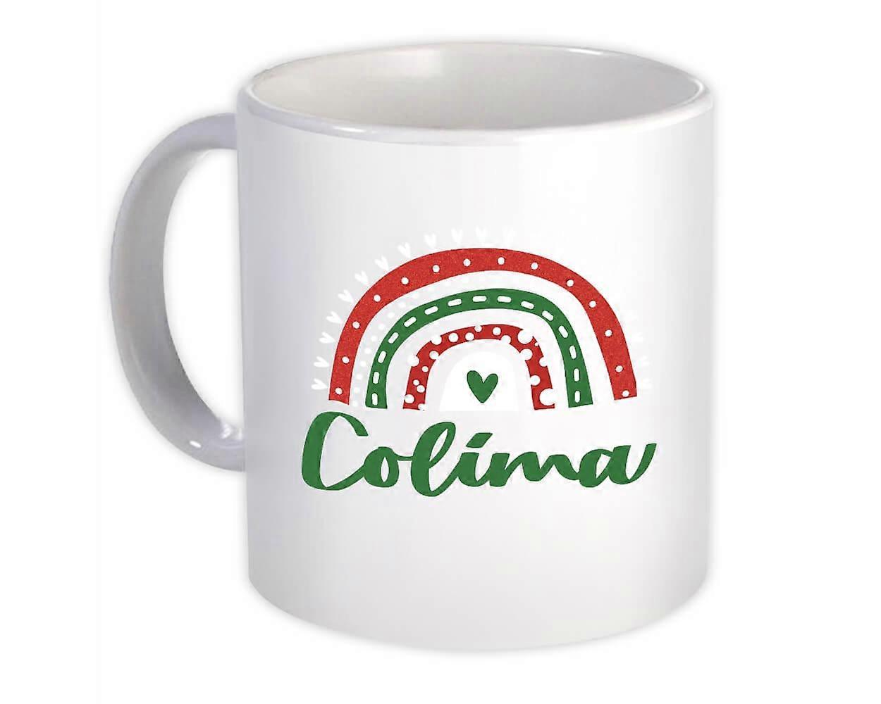 Geschenkbecher: Colima Mexico Regenbogen