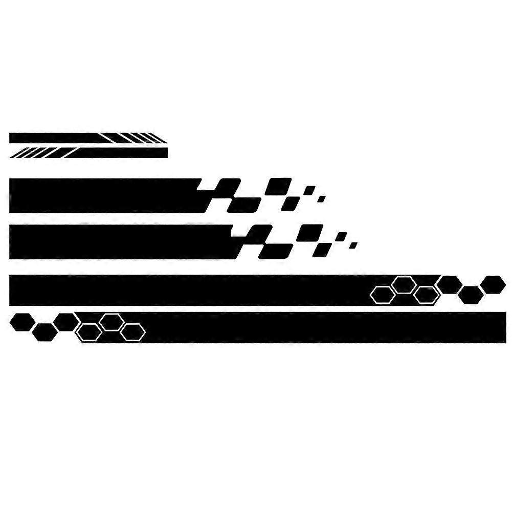 5 قطع / مجموعة BK للماء سيارة غطاء السيارة مرآة خلفية جسم التصميم صائق ملصق