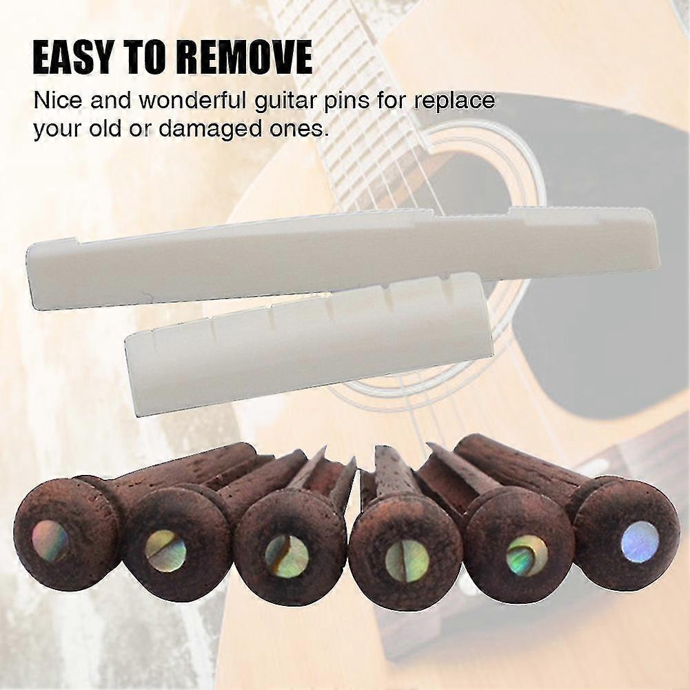 6 String Easy Use With Saddle Acoustic Guitar Improve Tone Bone Nut