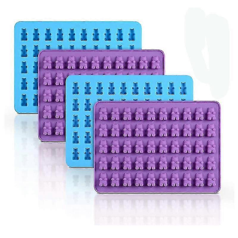 4pcs Candy Mold Silicone-chocolate Fudge Mold