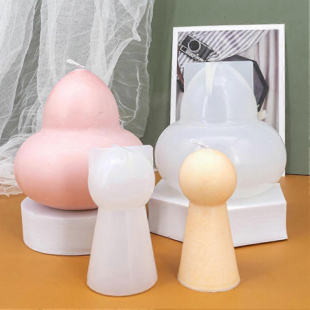 Cylinder Bubble Silicone Candle DIY Make Mold Silicone Molds Gypsum Soap Geometric Epoxy Candle Form Mould Making Wax B7G6
