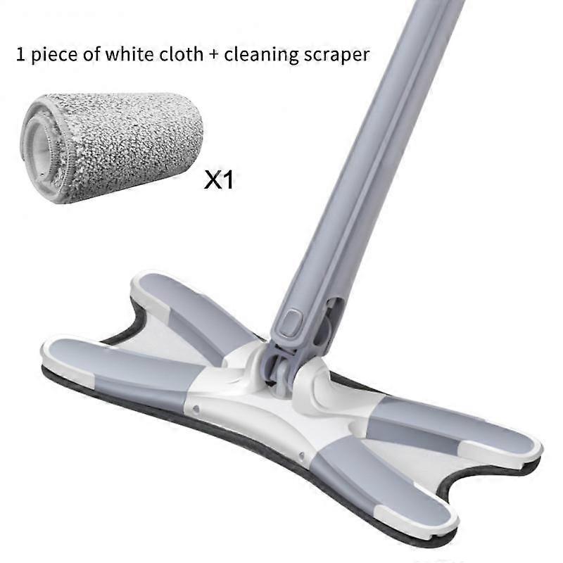 X Tipo Mocio Da Pavimento Con 3 Panno Sostituibile 360 Gradi Squeeze Flat Mop Lavaggio A Mani Libere Lavapavimenti Per Uso Domestico Lazy Window Mop Strumento per la pulizia della casa