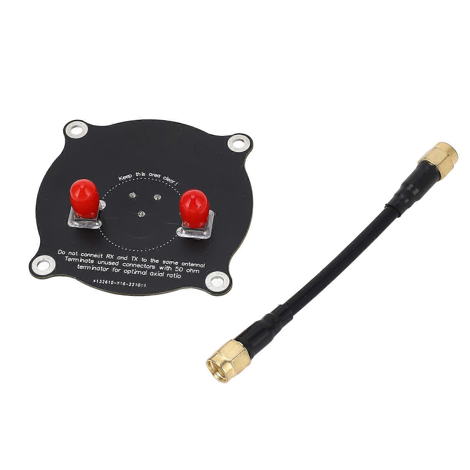 5.</p>8GHz Triple Feed Patch Antenna 9.</p>4dBi High Accuracy Directional Circularly Polarized Antenna for FPV Racing Drone