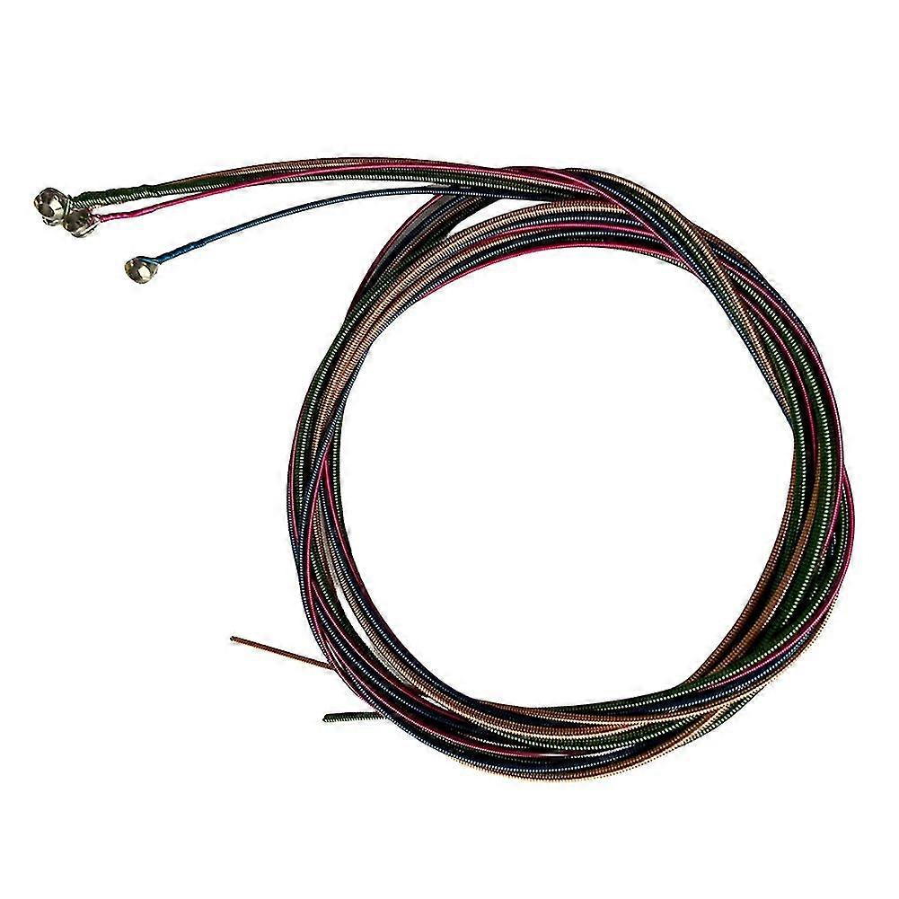 4 String Electric Bass String Set Guitar Bass Strings Colorful Guitar Strings Replacement