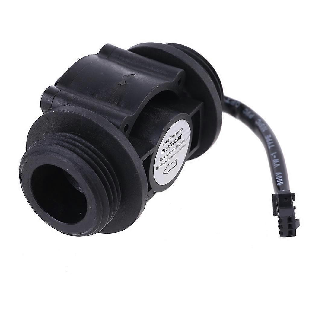  G1" Water Flow Hall Effect Sensor Switch Flow Meter Flowmeter Counter 1-60L/min