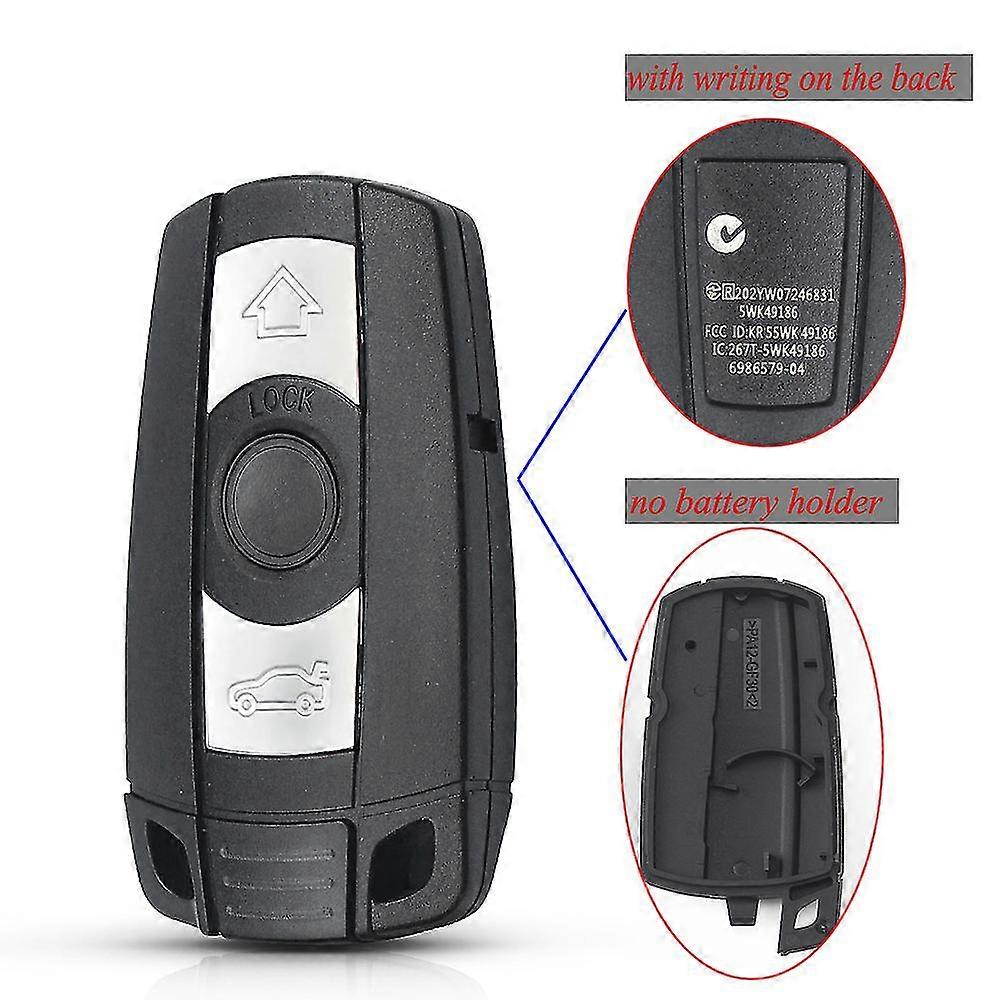 3 Botões Smart Car Remote Key Shell Case Fob Case Capa Para Bmw 1 3 5 6 Series E90 E91 E92 E60 E70 E71 E72 E82 E87 E89