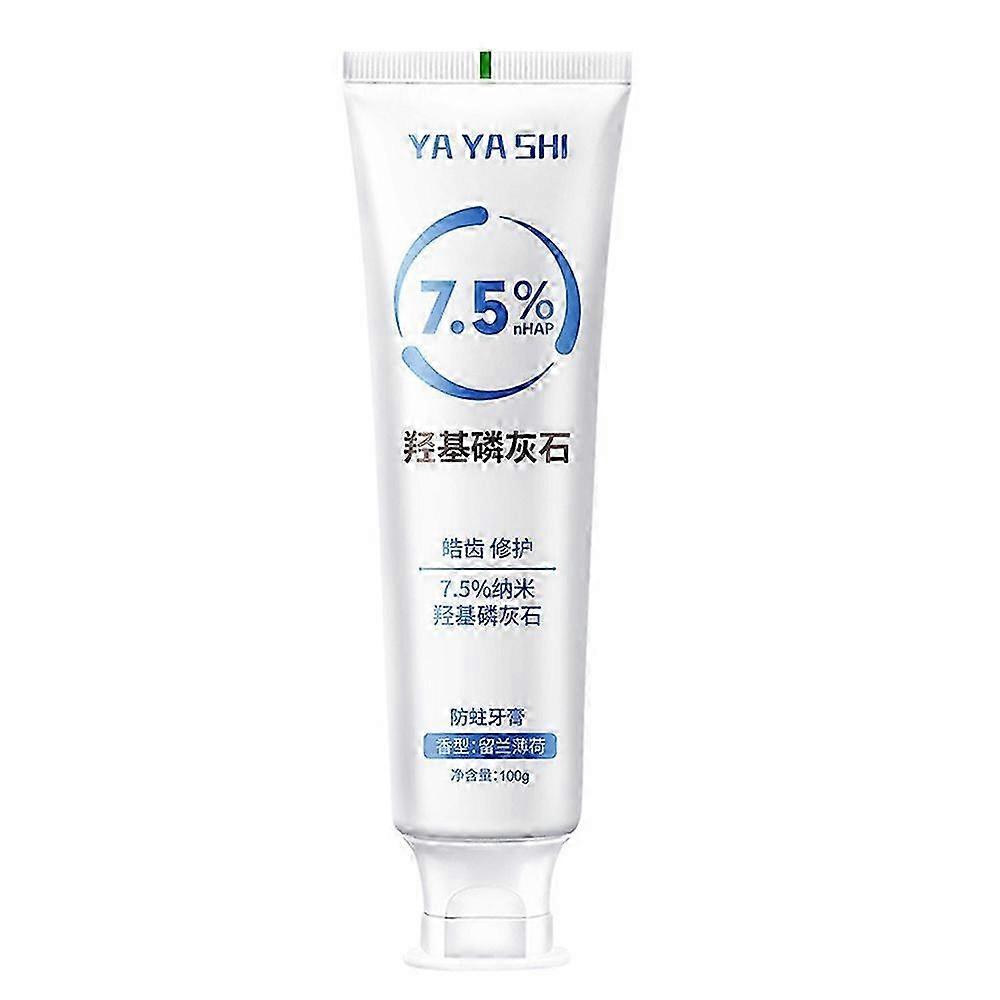 Dentifrice à l’hydroxyapatite 1-3X pour la protection de l’émail, la menthe douce, l’haleine fraîche