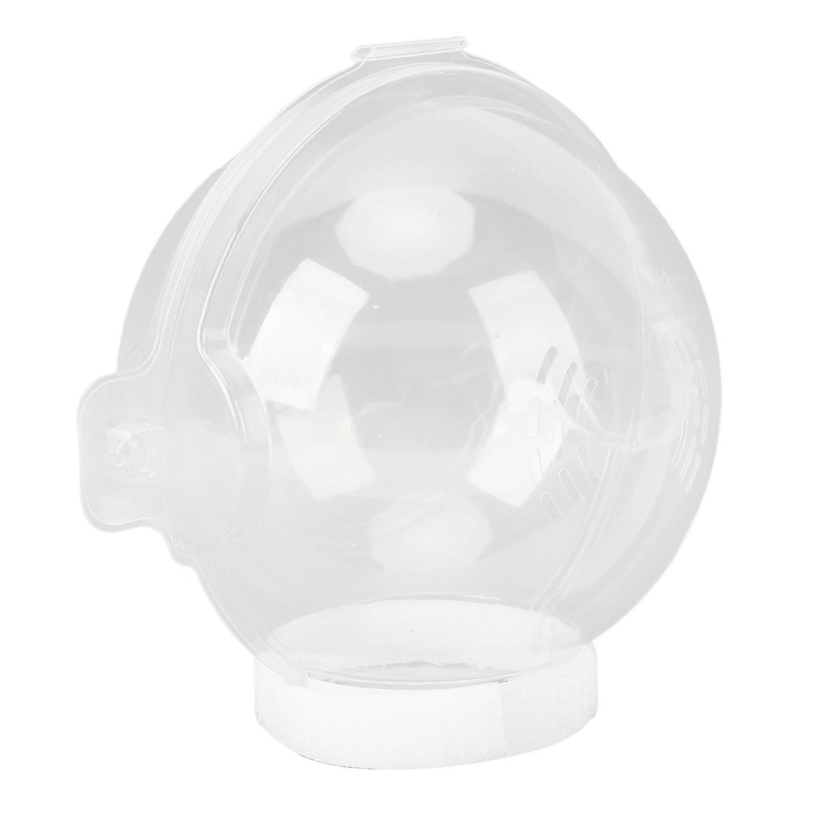 Cat Transparent Adjustable Muzzle Hood Helmet for Grooming Bathing