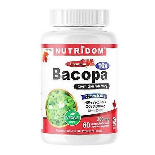 Nutridom Bacopa 10X, 60 VegCaps