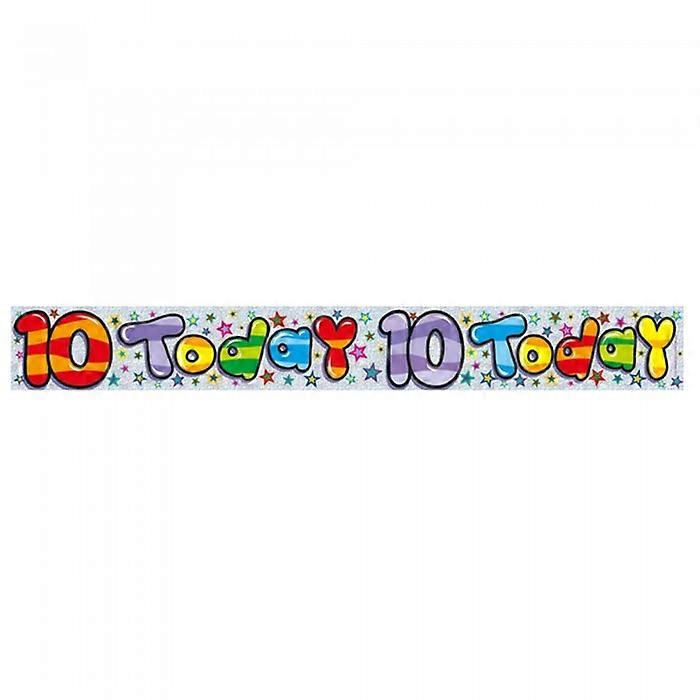Expression Factory pour enfants/Kids 10 holographiques feuille aujourd'hui anniversaire bannière