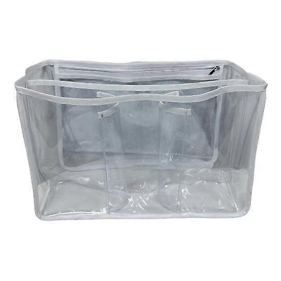 Clear Beach Bag with Protruded Waterproof Dry Thick Zipper Closure Hooks And Wet Separation