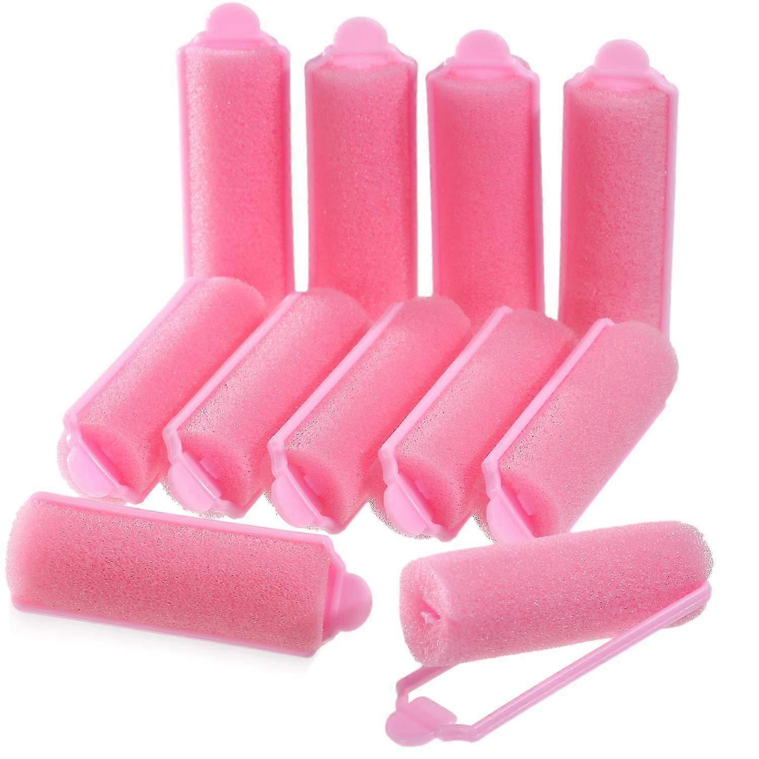 36 Pieces Foam Sponge Curlers Flexible Hair Styling Curlers Sponge Curlers For Hair Styling (pink)