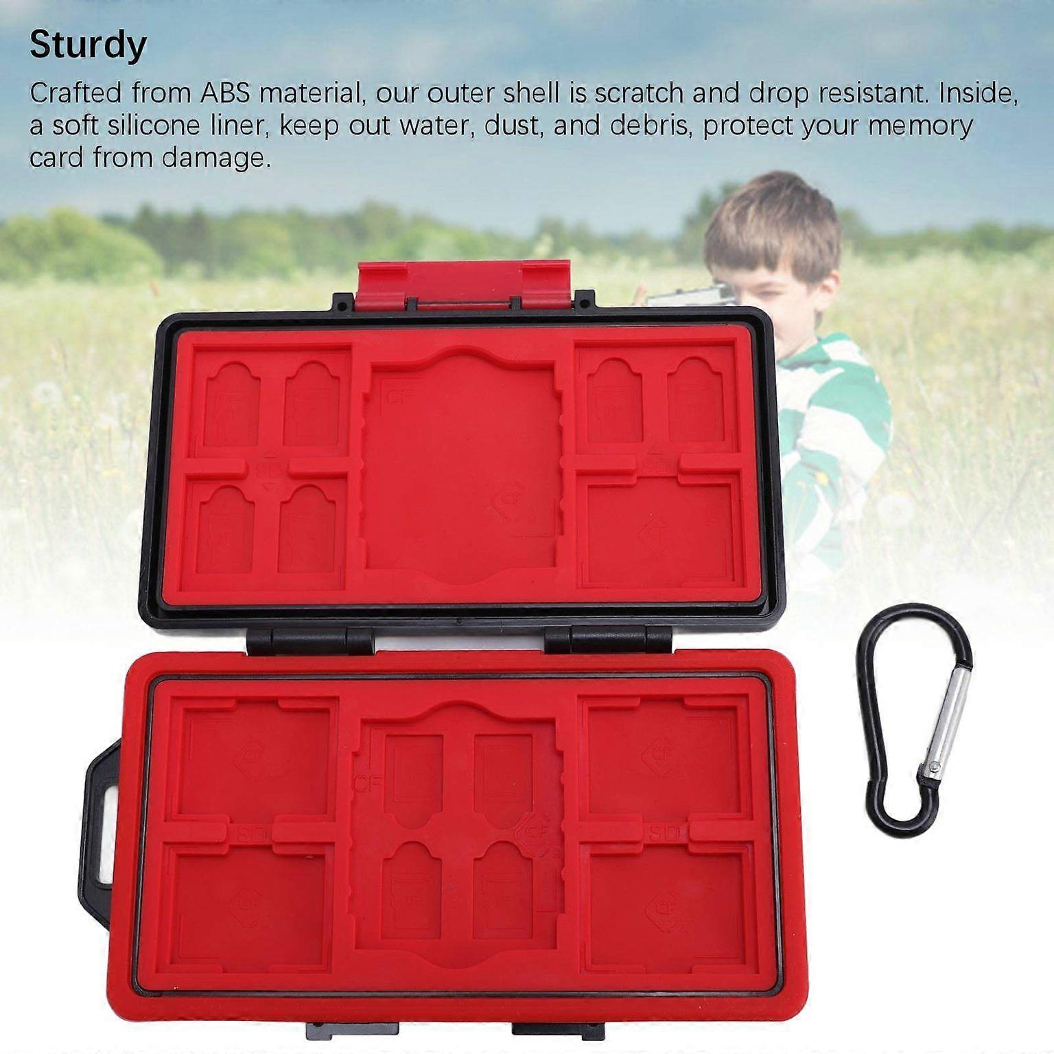 XQD Memory Card Case - SIM Card Storage Holder & Carrying Case for Secure Memory Card Organization