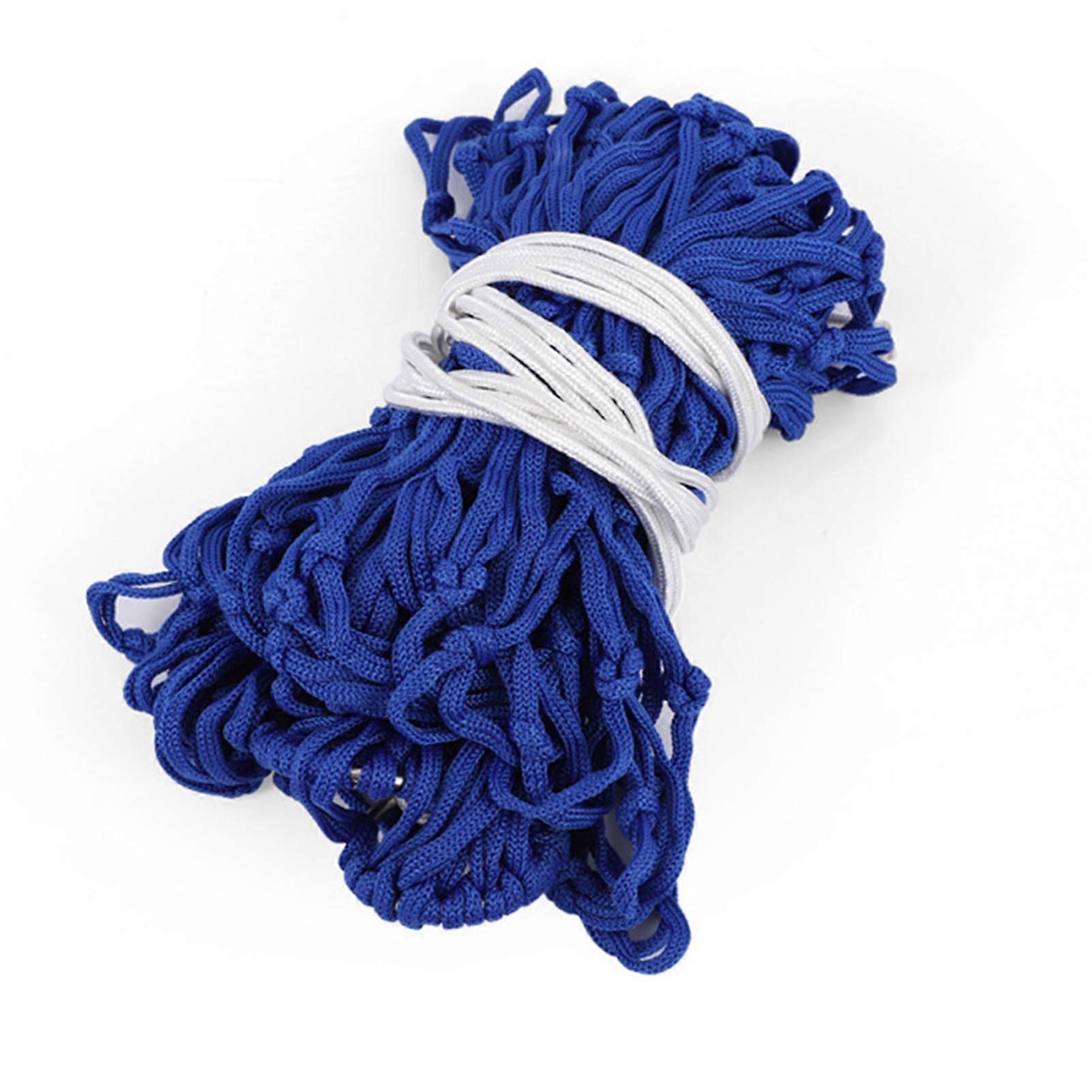 Outdoor Hammock 250 Lbs Load Capacity Portable Lightweight Hanging Swing Chair with Nylon Rope for Camping Trips Backyard Blue