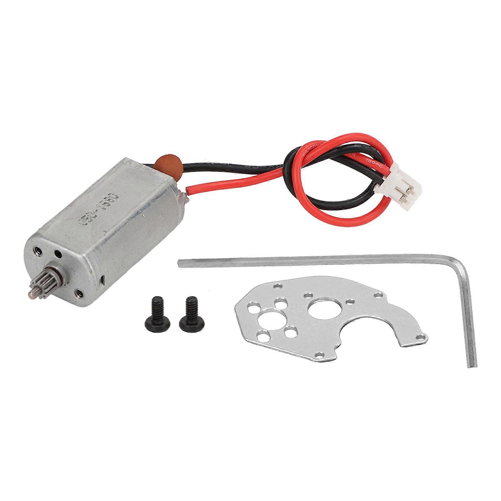 RC Motor Stable Highly Durable Premium Metal Low Friction Low Noise High Accuracy Exquisite SCX24 Brush MotorSilver