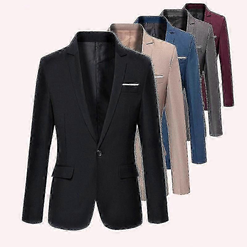 Casual Mens Suit Jacket Fit Casual Blazernyfs003 6XL LightBlue