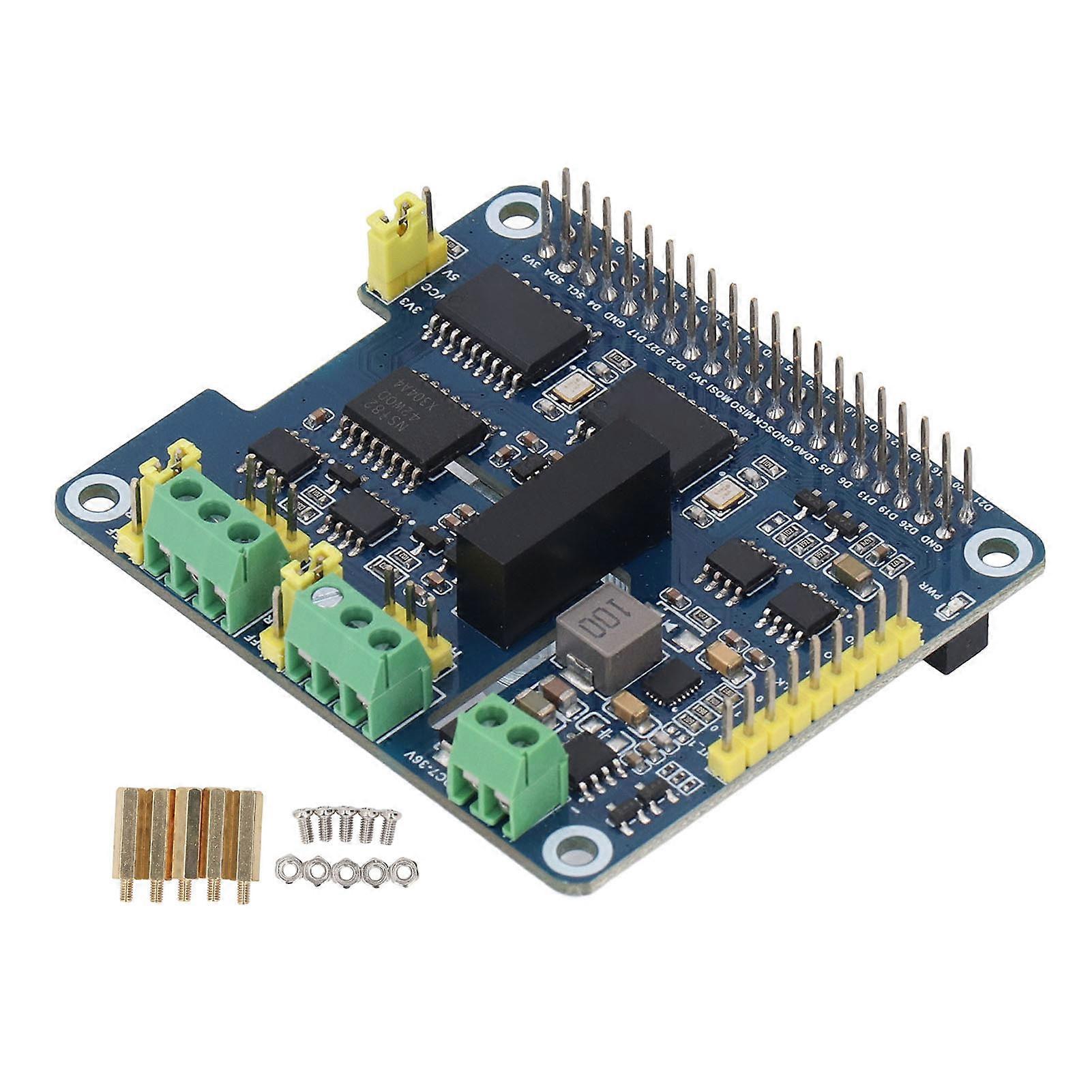 CAN-Bus-Erweiterungskarte Dual-Chip-Stapelbare 2-Kanal-isolierte CAN-Erweiterungsmodulplatine für Pi Zero Ero WH 2B 3B 3B +