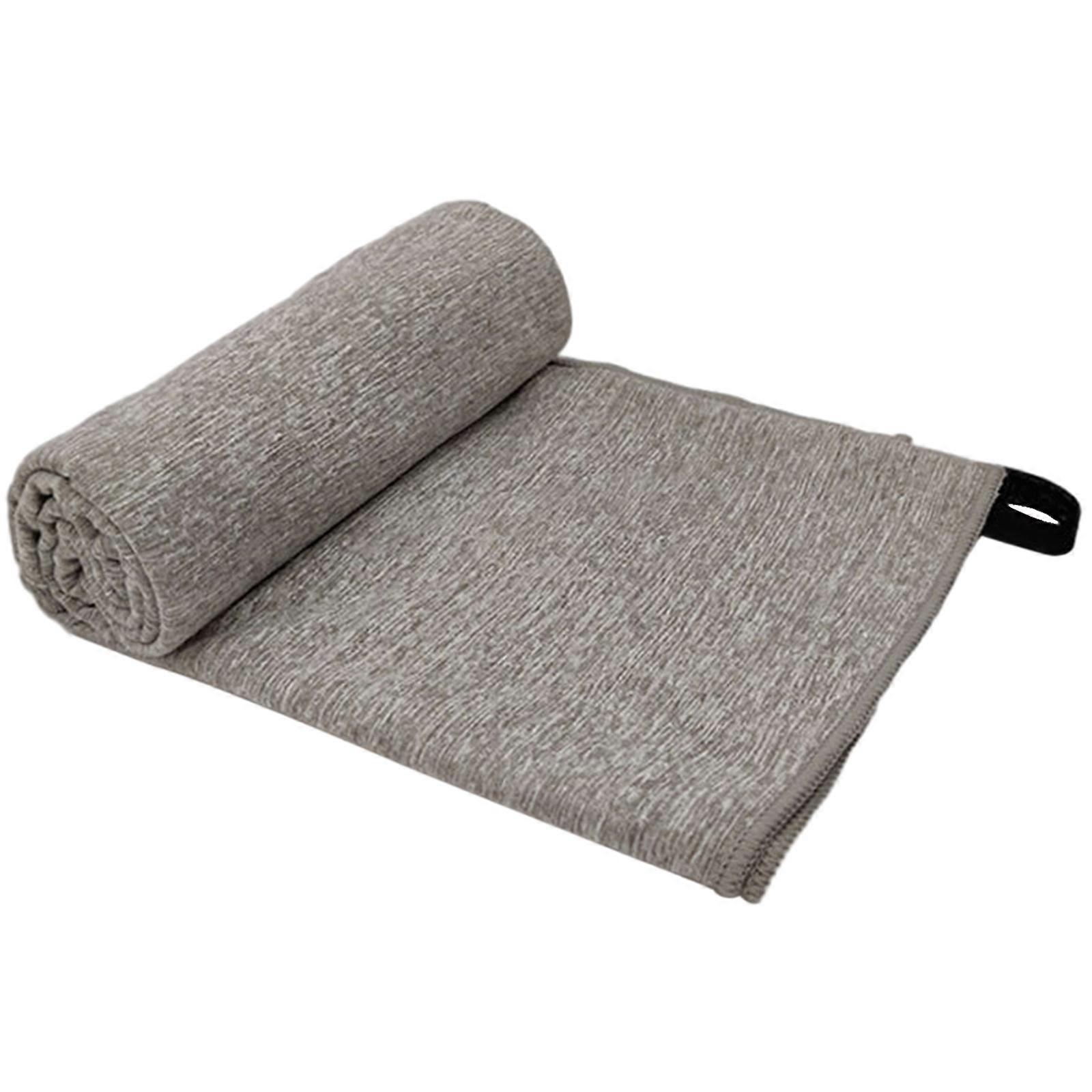 Monitoiminen kuntosalipyyhkeet Nopeasti kuivuva pyyhe Hengittävä urheilupyyhe Mikrokuitupyyhe Retkeilypyyhe kuntoharjoitteluun harmaa 50x100CM