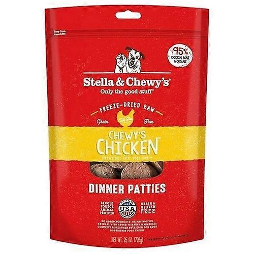 Stella & Chewy's Freeze Dried Raw Dinner Patties Dog FoodProtein Rich Chewys Chicken, 25 Oz