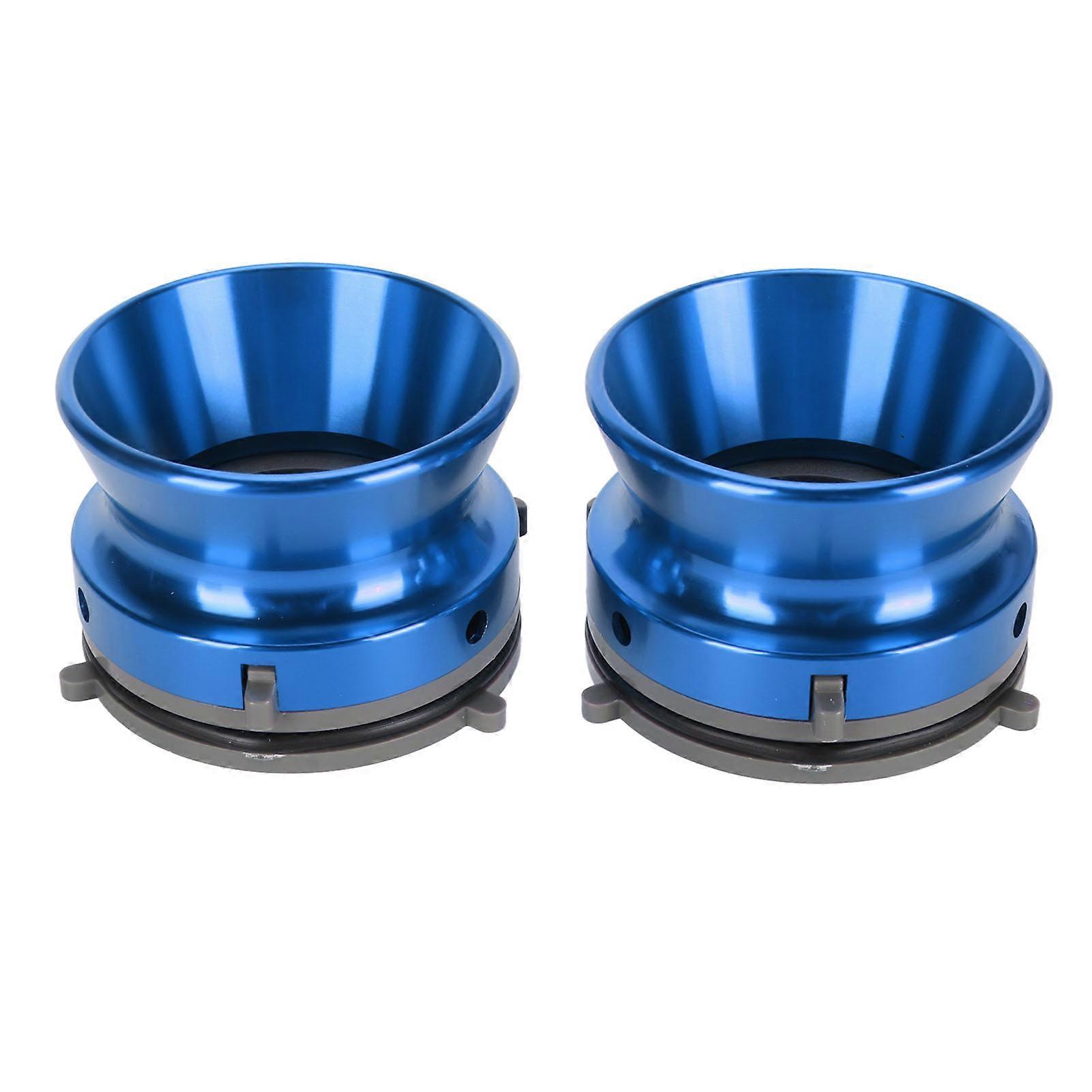 Universal NAB Hub Adapters for Reel Tape Recorders - Aluminum Alloy, 2PCS, Blue