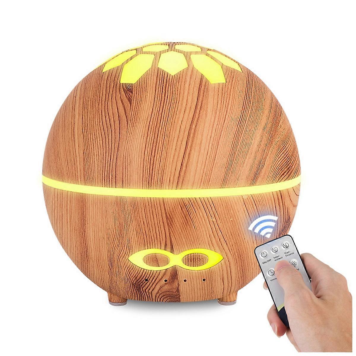 Aromatherapy Machine Wood Grain Ultrasonic Oil Diffuser for Decorative Aromatherapy Humidifier US P