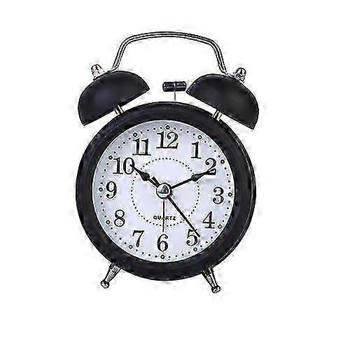 Alarm Clock Analog Clocks Quartz Classic Double Bell Alarm Clock Night For Kids