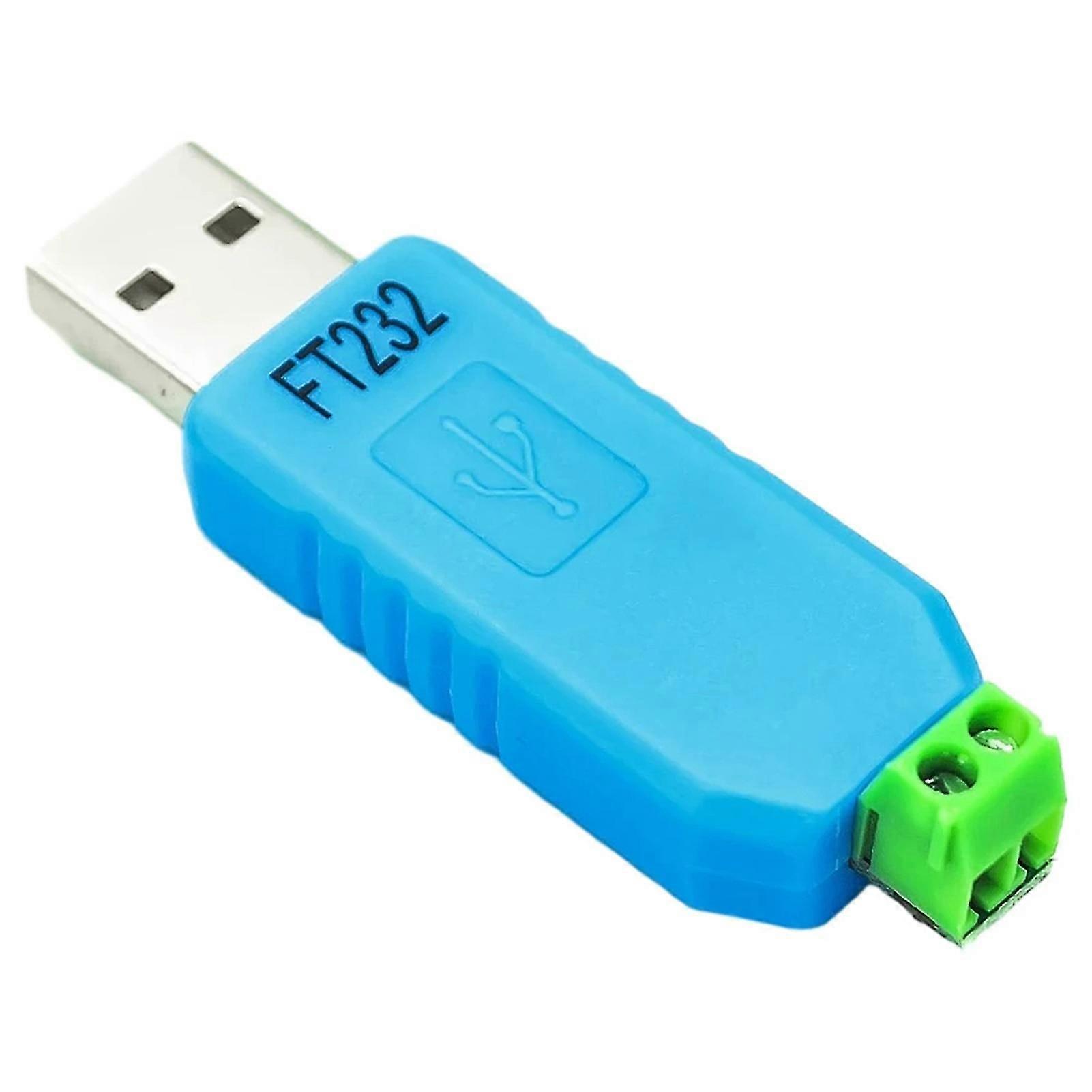 Converter Adapter USB to RS485 Converter with CH340/PL2303/FT232 Chip Support Adapter for Win7 for Win10 XP/Vista for Linux for Mac OS for WinCE5.0