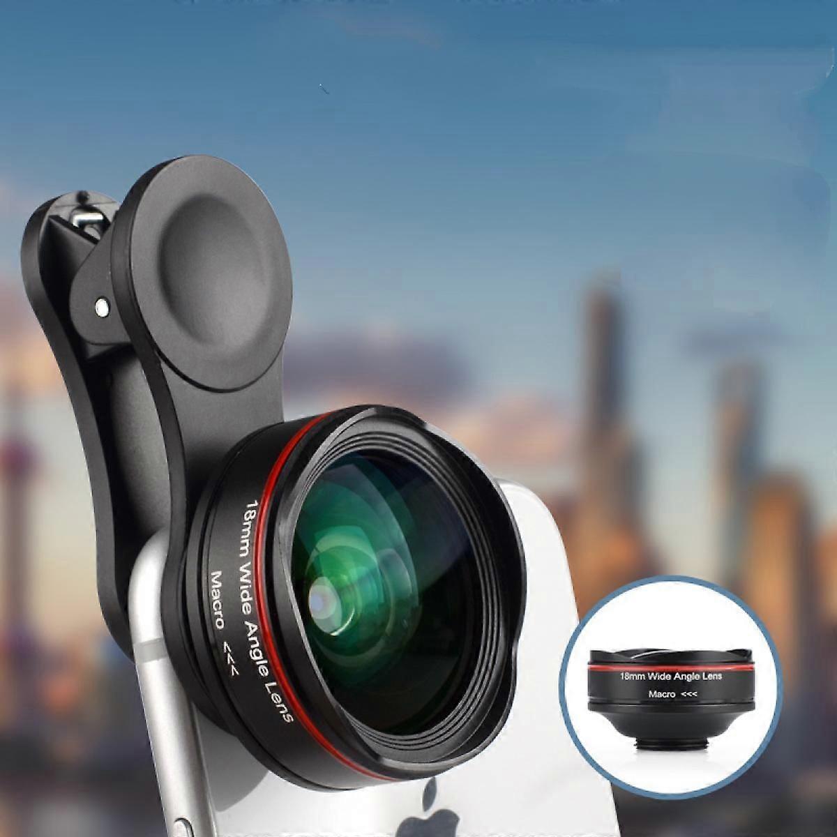 Mobile Phone Lens Wide-angle Macro Fisheye Three-in-one Set Universal External Camera Set