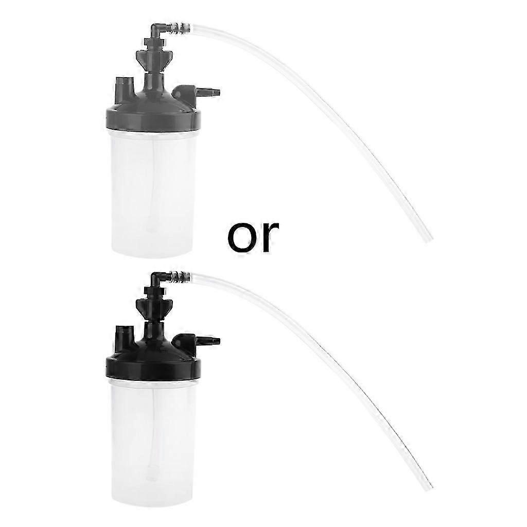 Oxygen Bubbler Bottle Humidity for Oxygen Concentrator with Tubing Connector