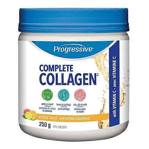 Progressive Complete Collagen Citrus Twist, 250 Grams (Pack of 2)