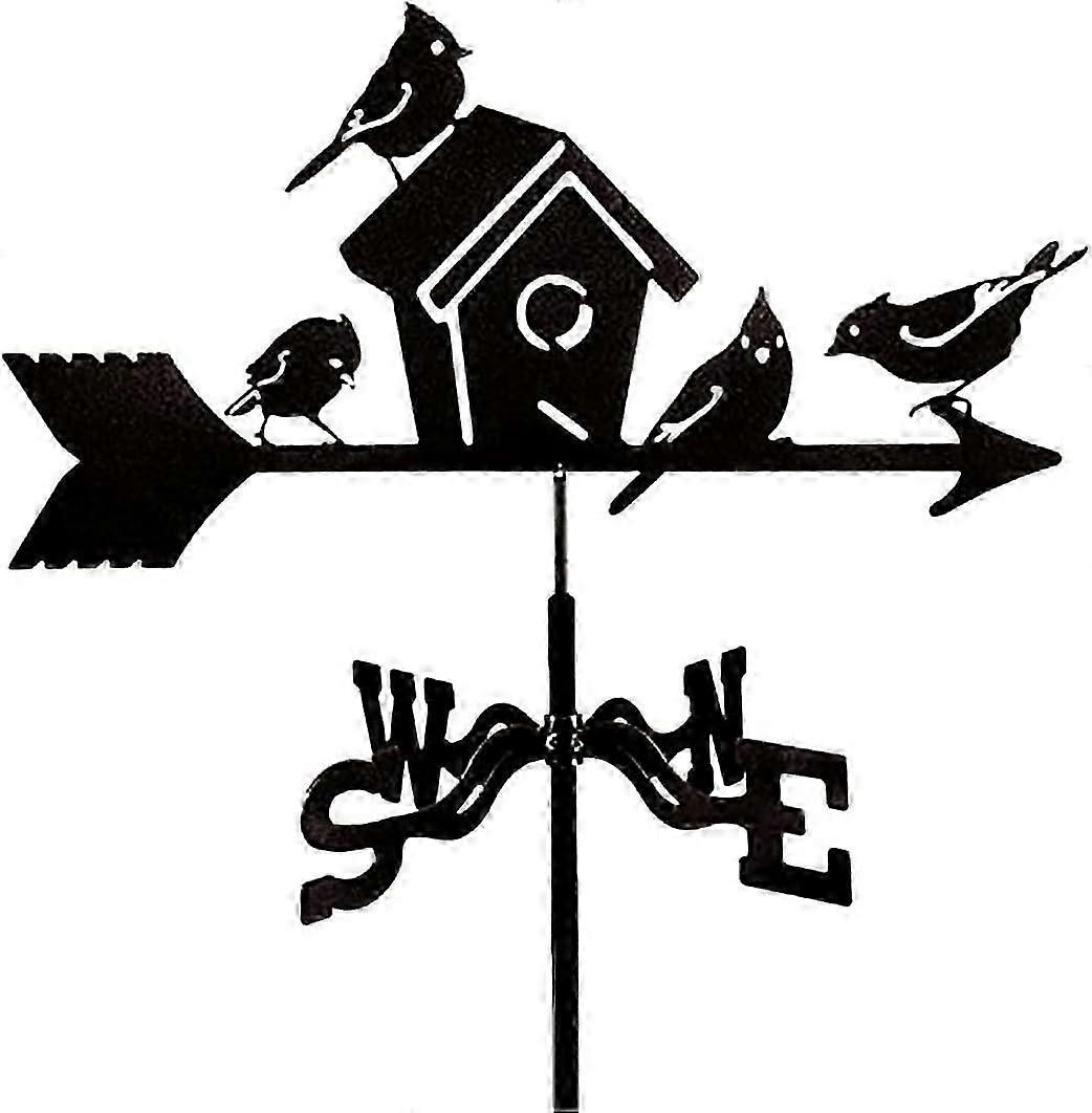 ريشة الطقس في الهواء الطلق في الحديقة ، ريشة الطقس على السطح ، ريشة الطقس المعدنية ، ريشة الطقس في الحديقة ، حامل سقف الحديقة