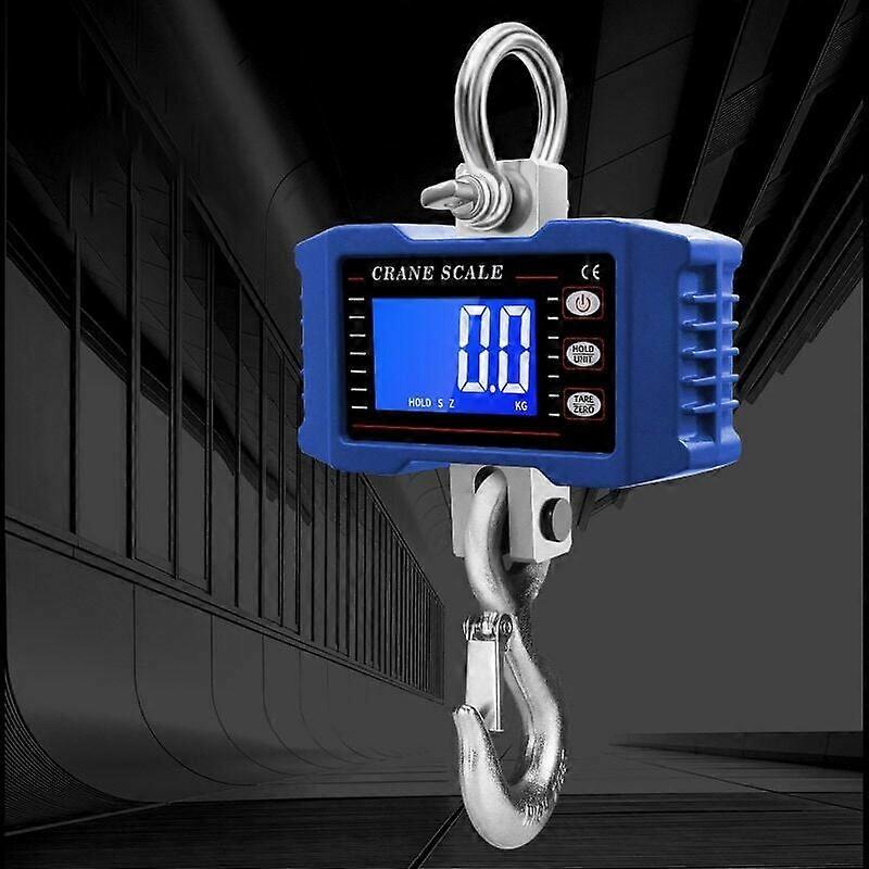 Electronic Scale -1000KG/2000LB Digital Crane Scale Digital LCD Display,Electronic Scale-Blue