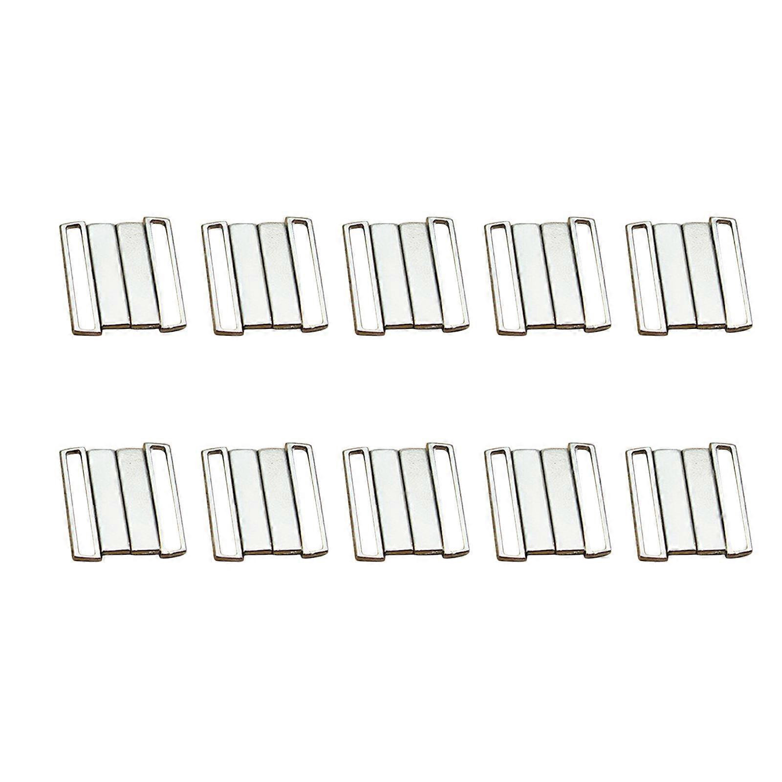 10Pcs Bra Hook Closure Replacement Bikini Clasps Closures Sewing Eye Clasps