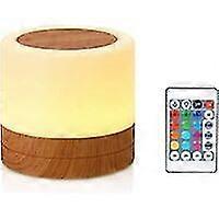 Night Light, 360 Multicolor Mini Bedside Lamp, Rechargeable Night Lamp With Touch Adjustable Brightness Remote Control Edition a