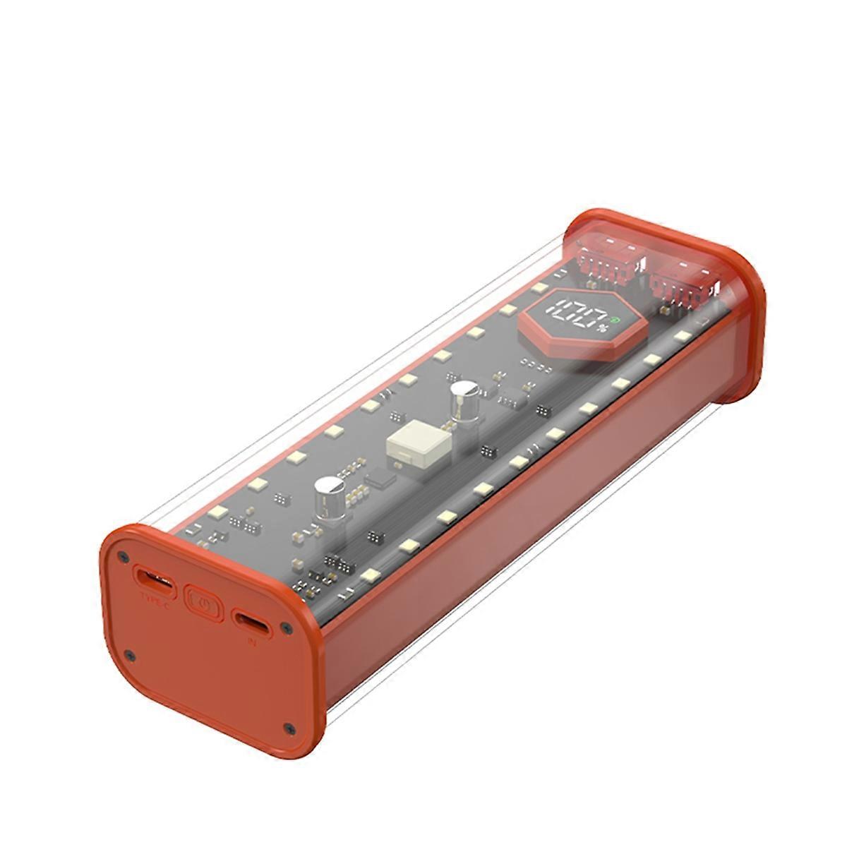 21700 DIY Power Bank Case LED Screen Battery Storage Shell A