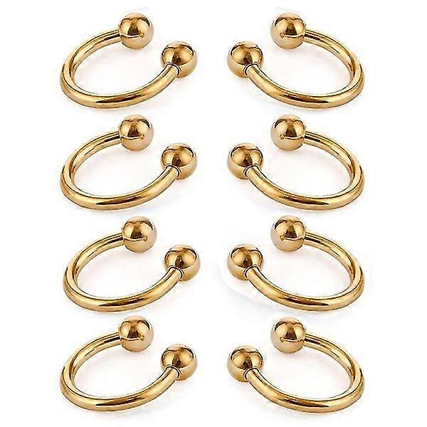 Asal Septum Ring Horseshoe Ear Piercing [gold]