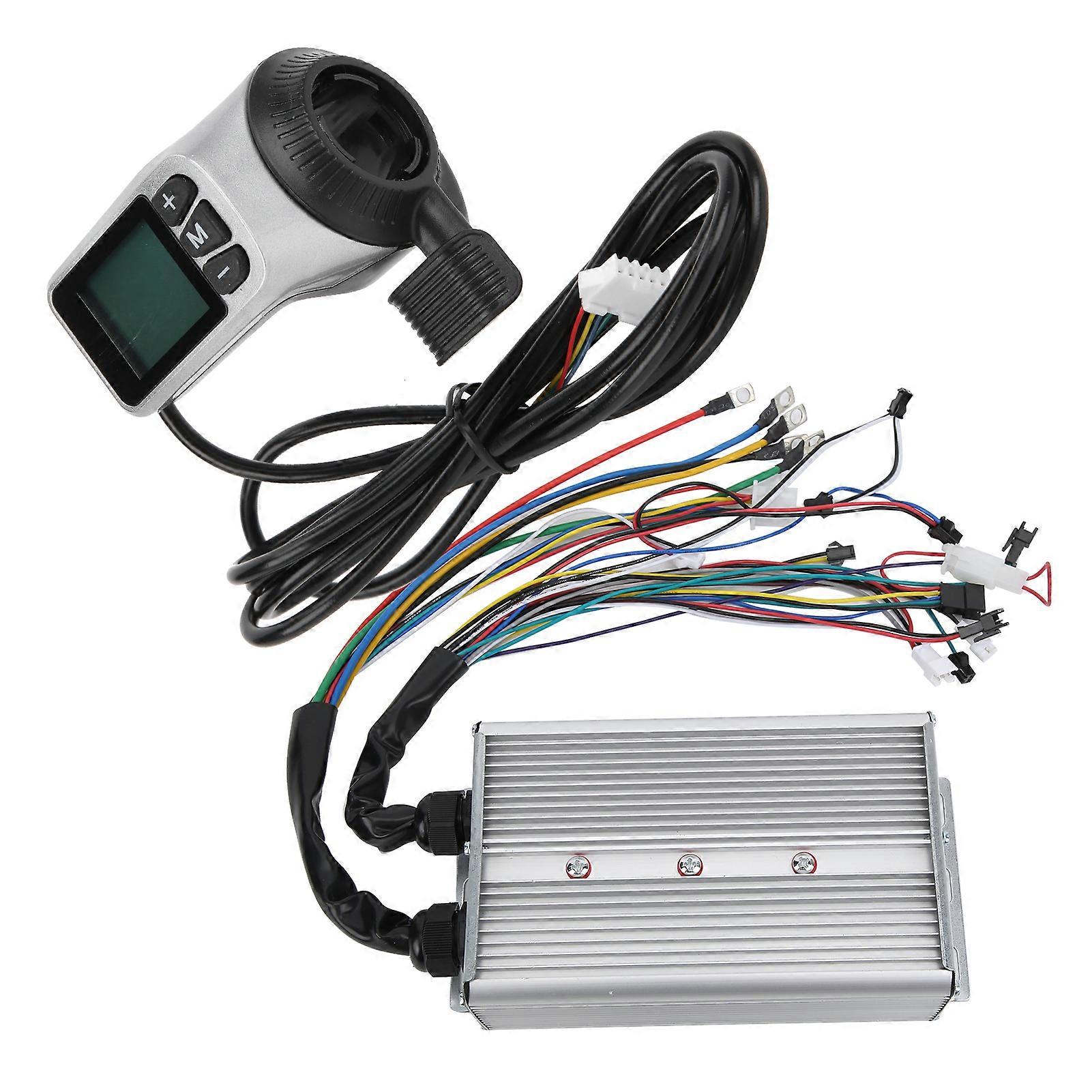 36V/48V 1500W 124DX Brushless Motor Controller Box LCD Meter for Electrical Scooter
