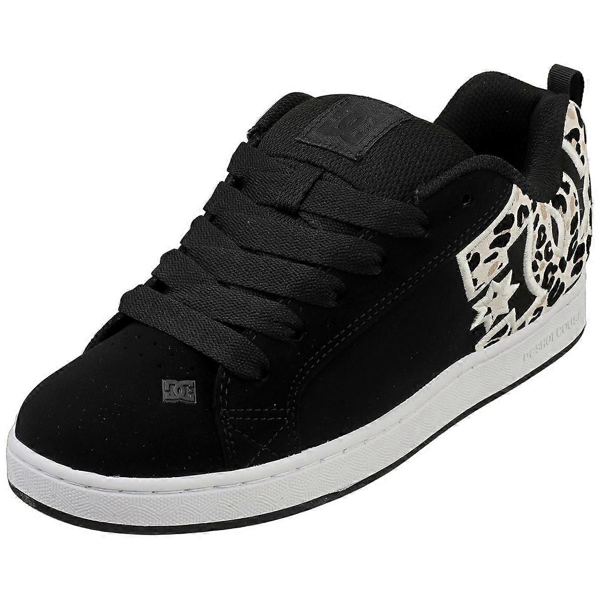 DC Shoes Court Graffik 女式黑豹式滑板运动鞋