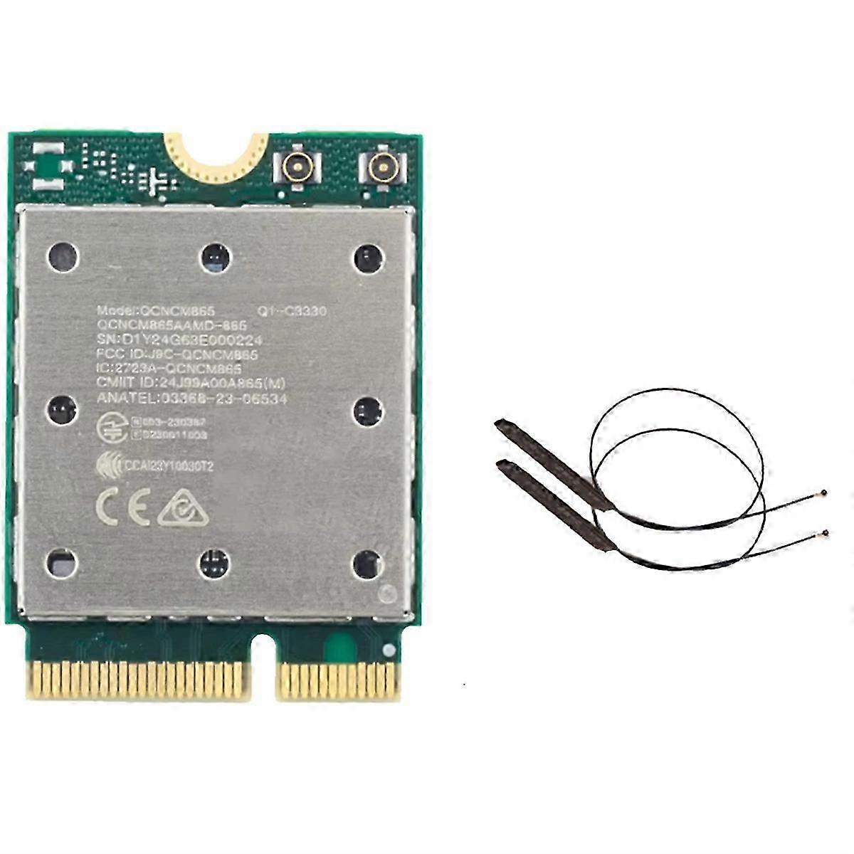 Wifi 7 QCNCM865 M.2 nettverkskort Bluetooth 5.3 Opptil 5.8 Gbps Wifi 6E Wlan-adapter for Win11