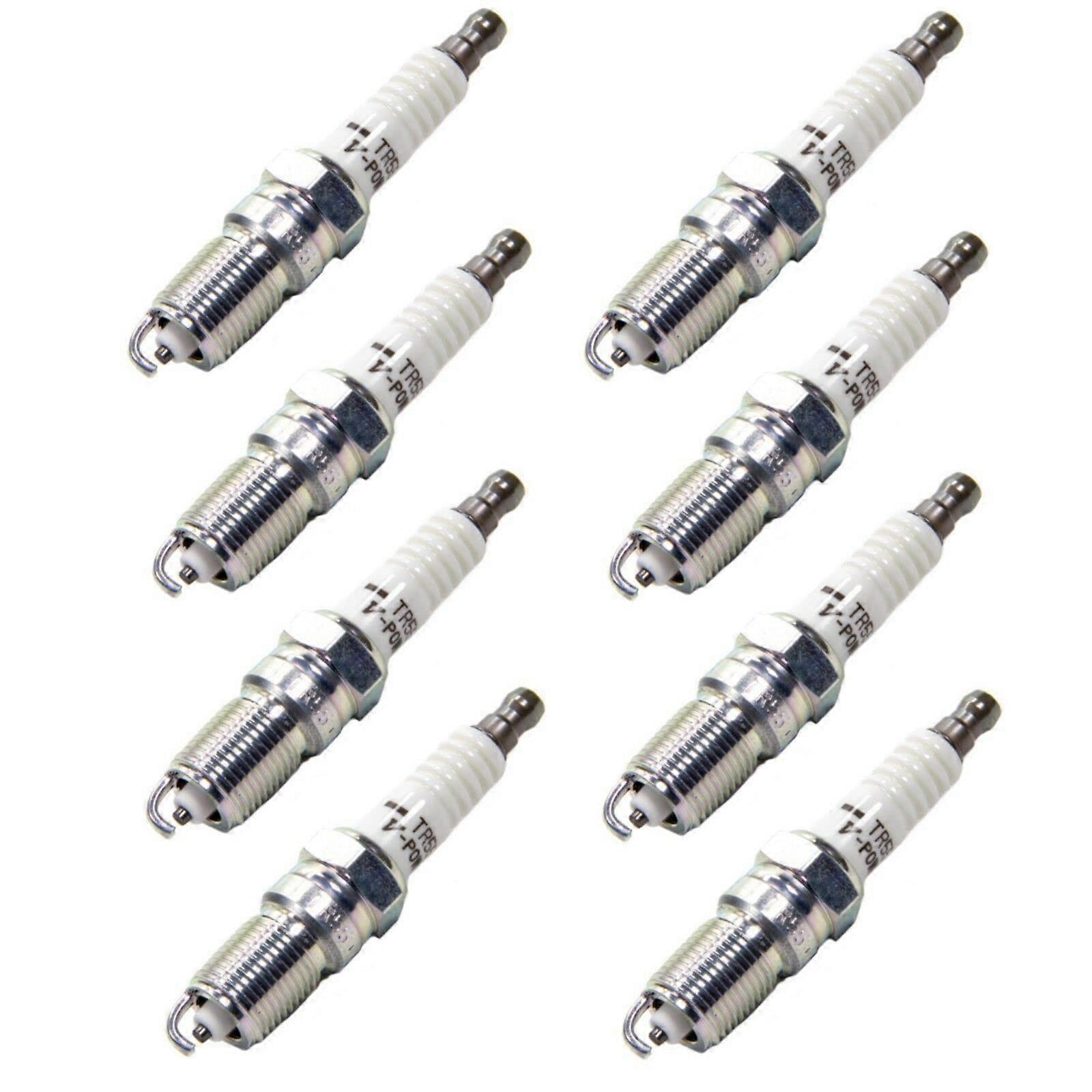 8 Pack Spark Plugs For Automotive Engine Performance Universal Compatibility For Gasoline Engines Replacement Kit